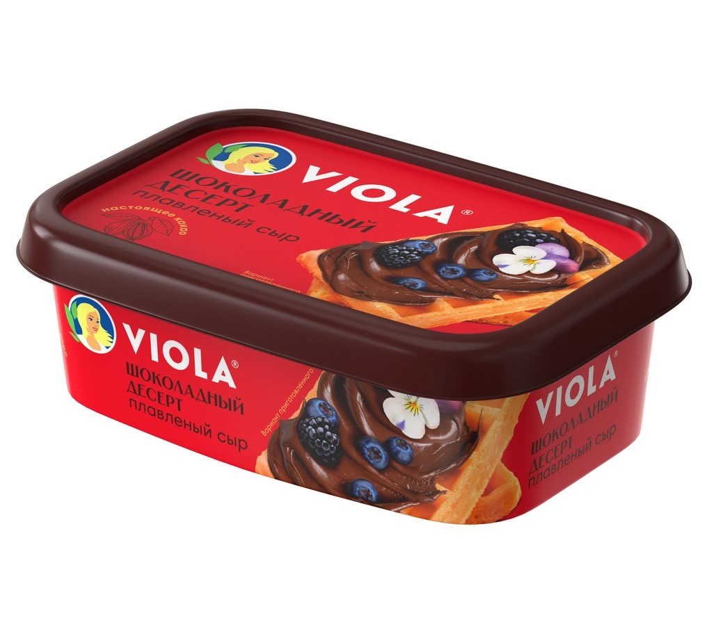 VIOLA сыр Шоколадный десерт Виола плавленый Виола 30% 180г VIOLA сыр Шоколадный десерт Виола плавленый Виола 30% 180г