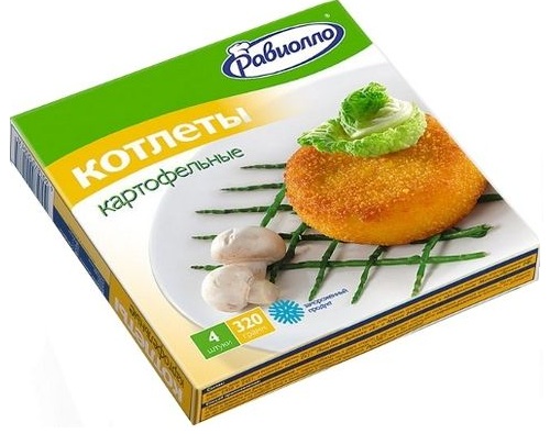 РАВИОЛЛО котлеты картофельные 380г