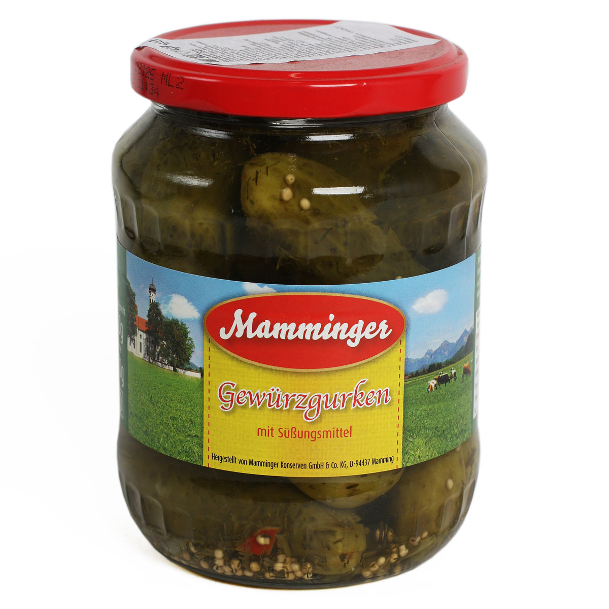 Маммингер огурцы маринованные Mamminger 670г Маммингер огурцы маринованные Mamminger 670г