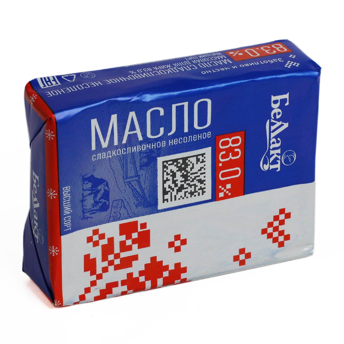 Масло сладкосливочное несоленое Беллакт 83% 180г Масло сладкосливочное несоленое Беллакт 83% 180г