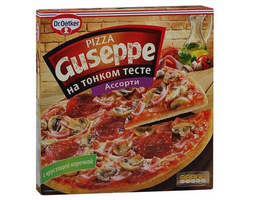 DR. OETKER GUSEPPE Пицца Ассорти на тонком тесте, 325г 
