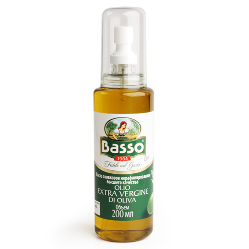 Basso Extra Virgin масло оливковое спрей Бассо 200мл Basso Extra Virgin масло оливковое спрей Бассо 200мл