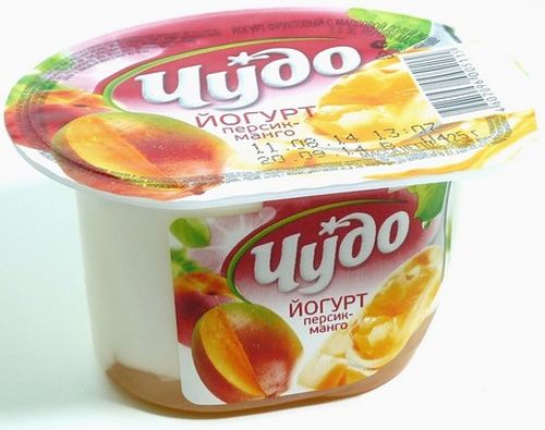 ЧУДО Йогурт  Персик/Манго 2,5%, 125г 