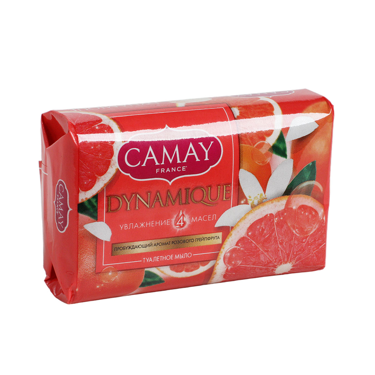 CAMAY Мыло туалетное аромат розового грейпфрута 85г