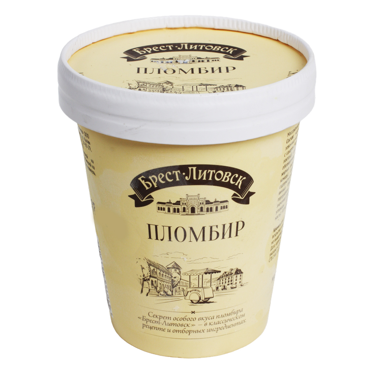 Брест Литовск Пломбир ванильный в стакане 220г