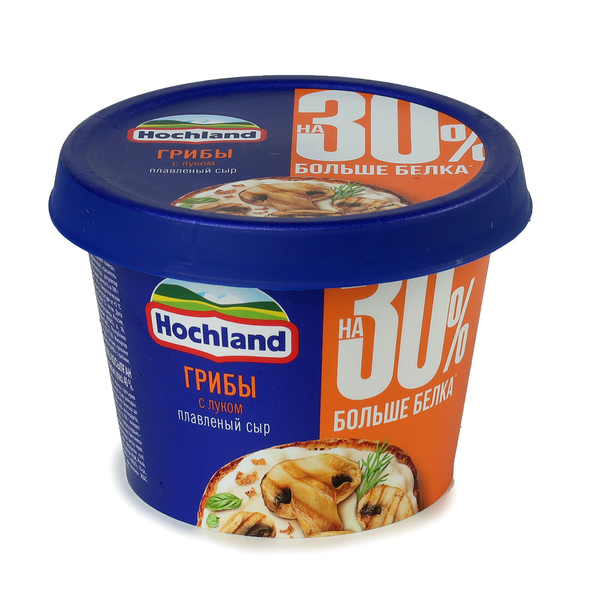 Хохланд плавленый сыр грибы с луком Hochland 40% 230г