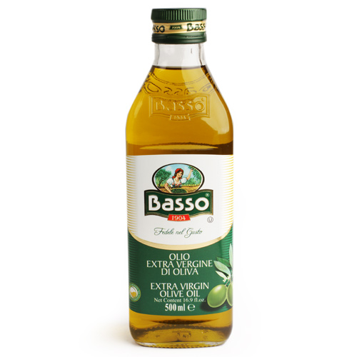Basso Extra Virgin масло оливковое нерафинированное 0.5л Basso Extra Virgin масло оливковое нерафинированное 0.5л