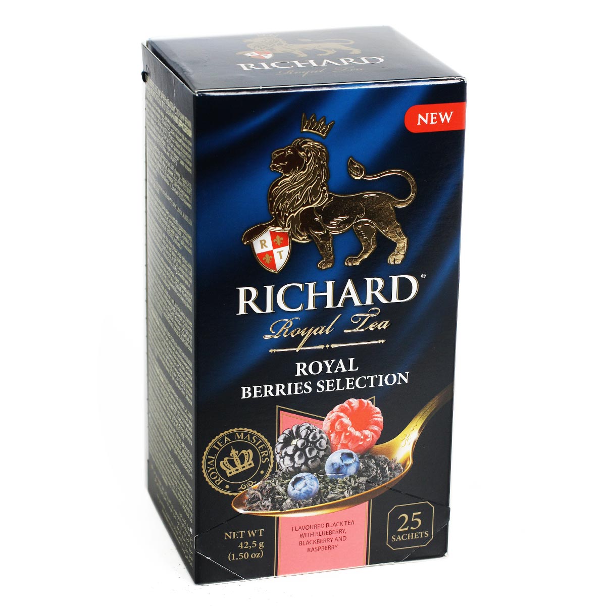 Чай Ричард черный Roal Berries Selection 25X2г 50г Чай Ричард черный Roal Berries Selection 25X2г 50г