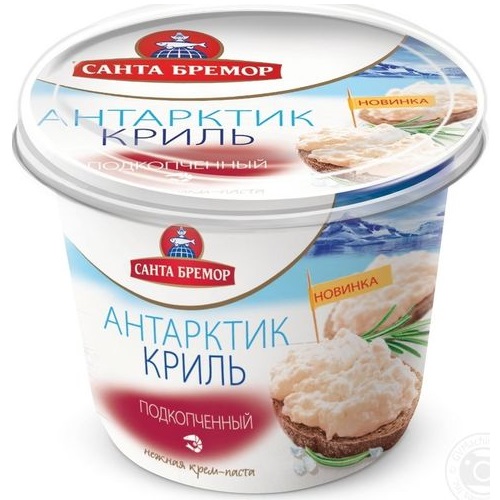 Антарктик Криль Подкопченный САНТА БРЕМОР 150г