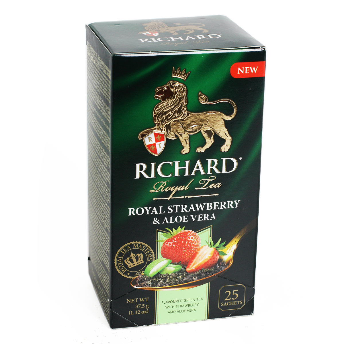 Чай Ричард зелёный Royal Strawberry & Aloe Vera 25 X 2г 50г Чай Ричард зелёный Royal Strawberry & Aloe Vera 25 X 2г 50г
