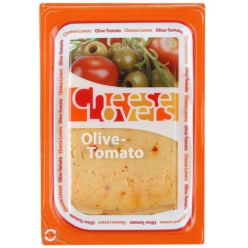 CHEESE LOVERS сыр оливки и томат 250г