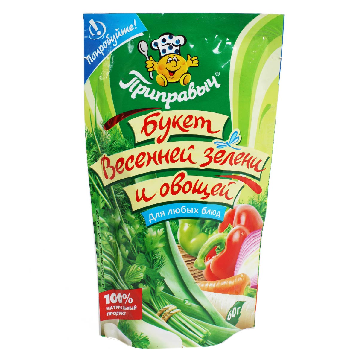 Приправыч Букет весенней зелени и овощей 60г Приправыч Букет весенней зелени и овощей 60г