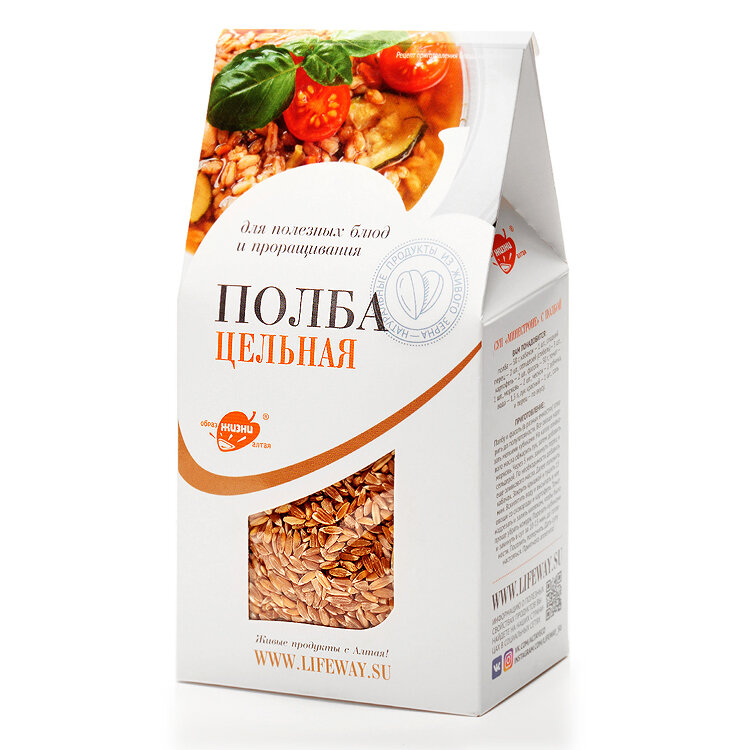 Полба цельная Образ жизни Алтая 500г Полба цельная Образ жизни Алтая 500г