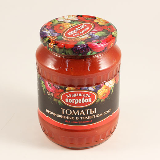 Валдайский погребок томаты не очищенные в собственном соку 720мл