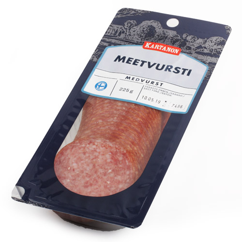 Колбаса Салями Kartanon Meetvursti варено-копченая  нарезка 225г 