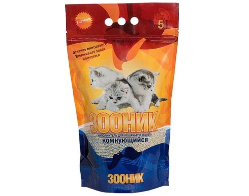 ЗООНИК комкующийся наполнитель 5л 