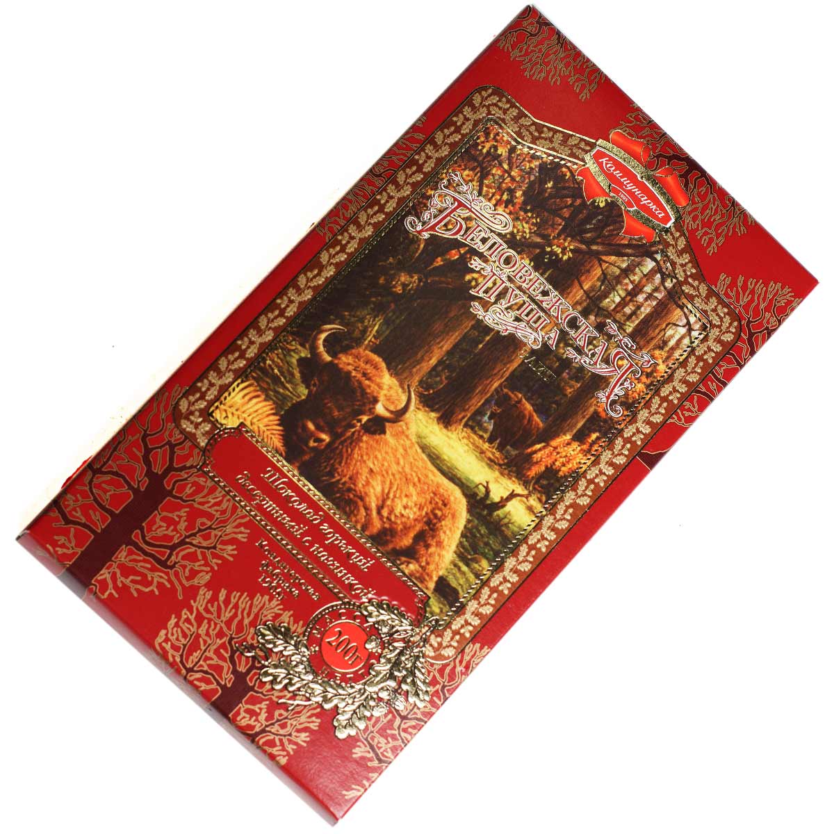 КОММУНАРКА Беловежская Пуща Элит шоколад горький десертный с начинкой 200г КОММУНАРКА Беловежская Пуща Элит шоколад горький десертный с начинкой 200г