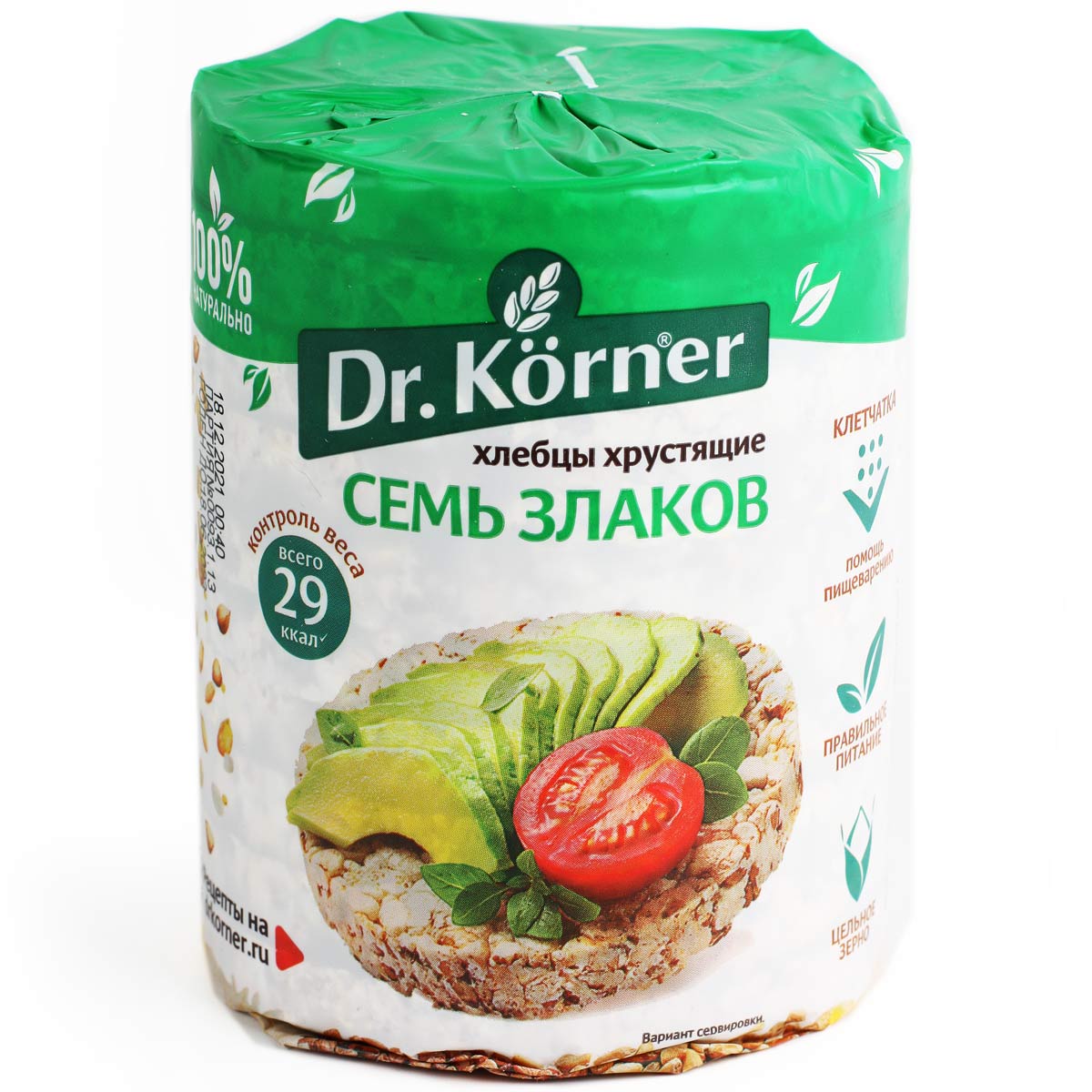 Доктор Корнер хлебцы семь злаков Dr.Corner 90г