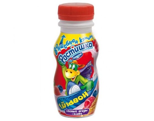 РАСТИШКА йогурт питьевой Лесные ягоды и злаки 200г