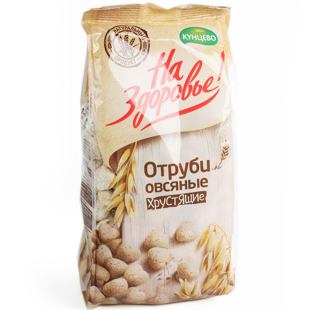 Кунцево Овсяные отруби На здоровье хрустящие 175г Кунцево Овсяные отруби На здоровье хрустящие 175г