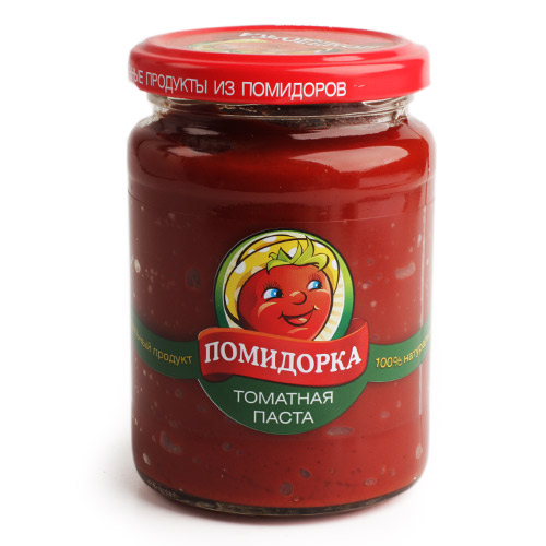 Помидорка томатная паста в стекле 250г Помидорка томатная паста в стекле 250г