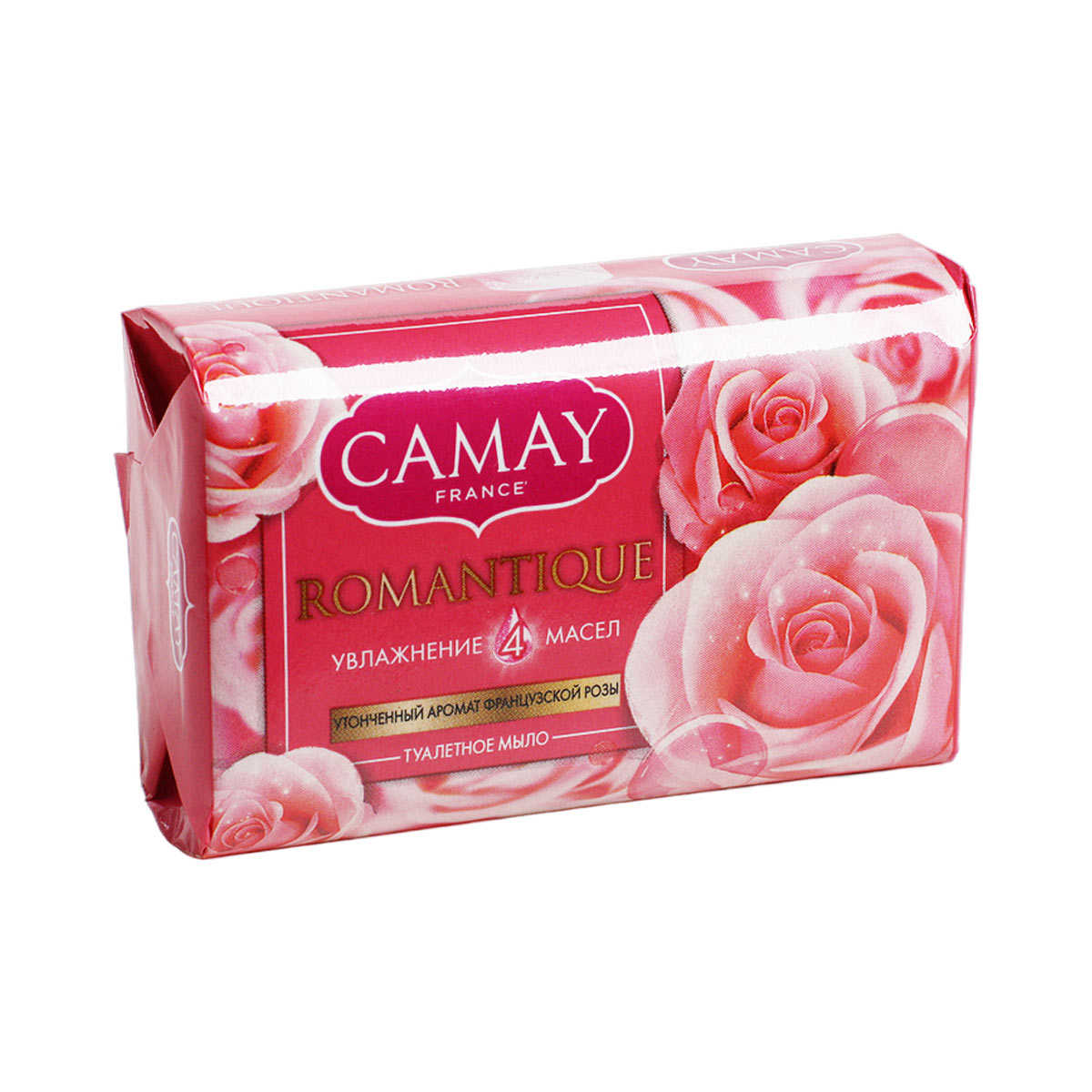 CAMAY Мыло туалетное утонченный аромат французкой розы 85г