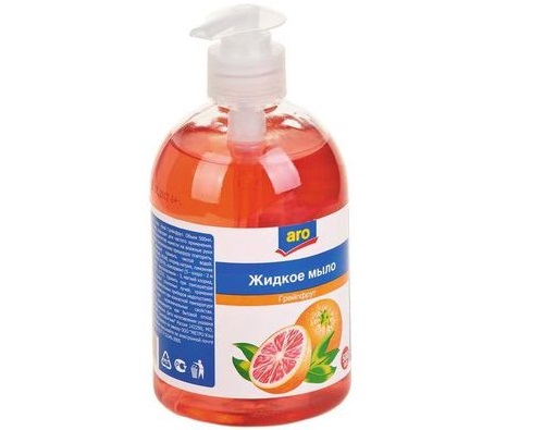 Aro жидоке мыло, Грейпфрут, 500 мл.