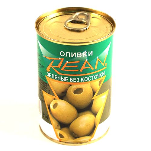 Оливки зеленые без косточек Испания 300мл Оливки зеленые без косточек Испания 300мл