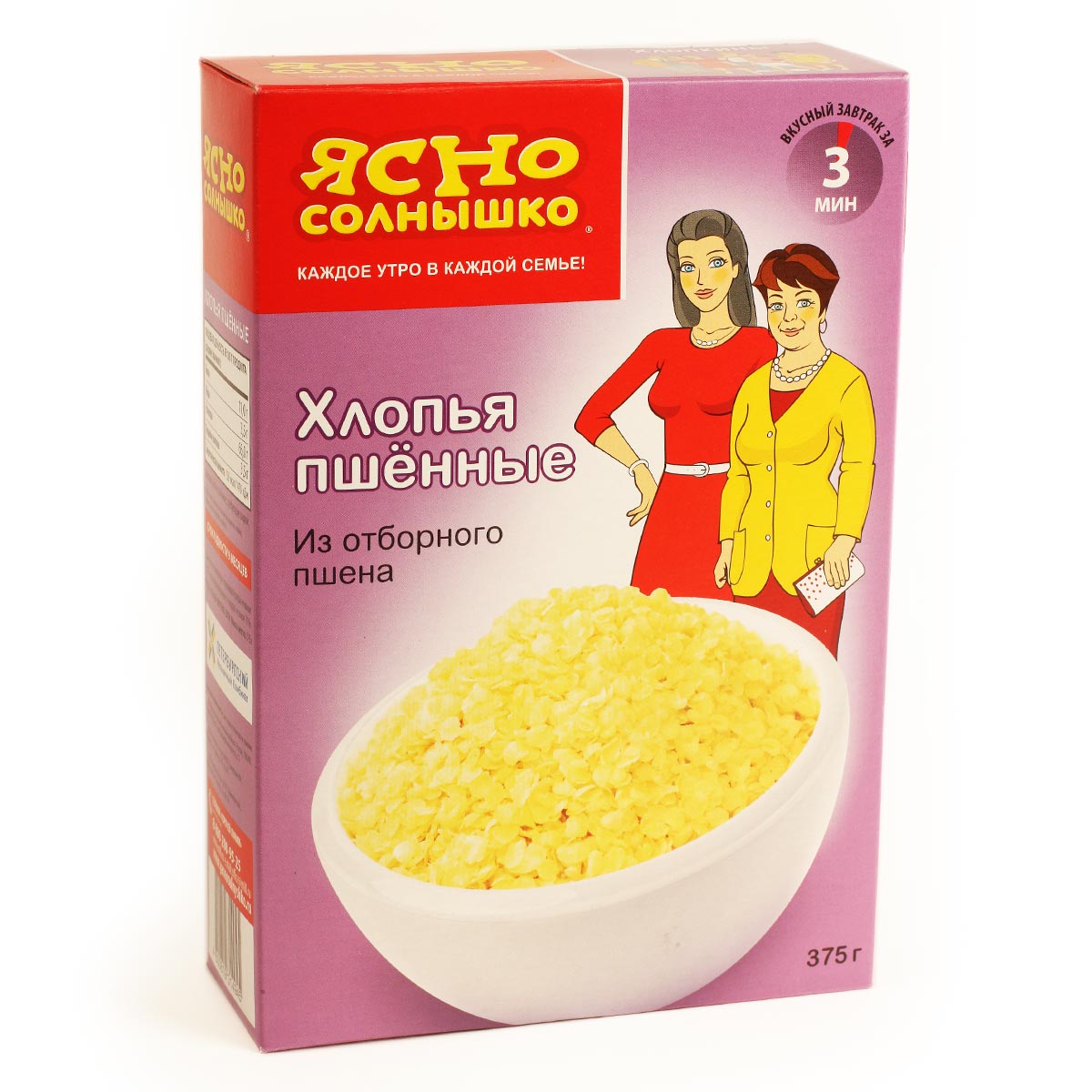Ясно Солнышко хлопья пшенные 375г Ясно Солнышко хлопья пшенные 375г