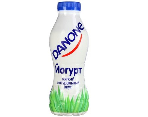 DANONE Йогурт питьевой  натуральный 350г 
