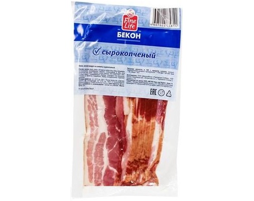 FINE LIFE Бекон сырокопченый 200г