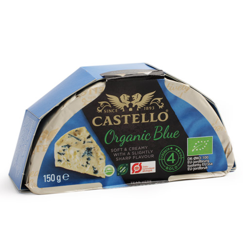 CASTELLO Organic Blue cыр Кастелло Органик с голубой плесенью 150г