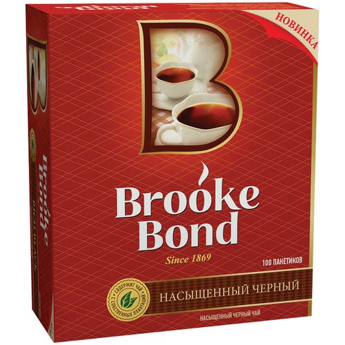 BROOKBOND чай черный 100 пакX1.8г