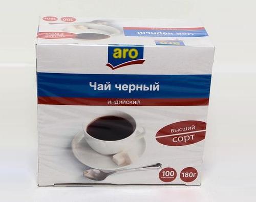Aro чай индийский черный высший сорт 100пак X 1.8г 180г Aro чай индийский черный высший сорт 100пак X 1.8г 180г