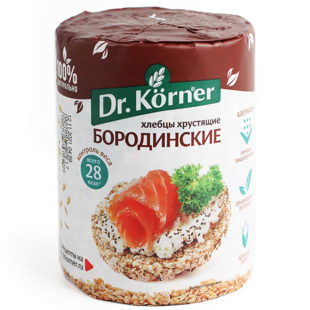 Доктор Корнер хлебцы Бородинские Dr.Corner 90г