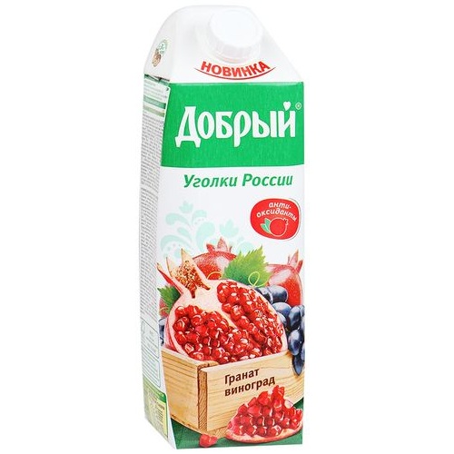 ДОБРЫЙ сок Виноград-Гранат 1л ДОБРЫЙ сок Виноград-Гранат 1л