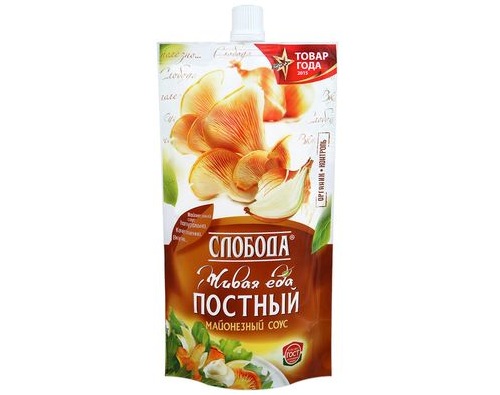 СЛОБОДА Майонезный соус постный 56% 200г СЛОБОДА Майонезный соус постный 56% 200г