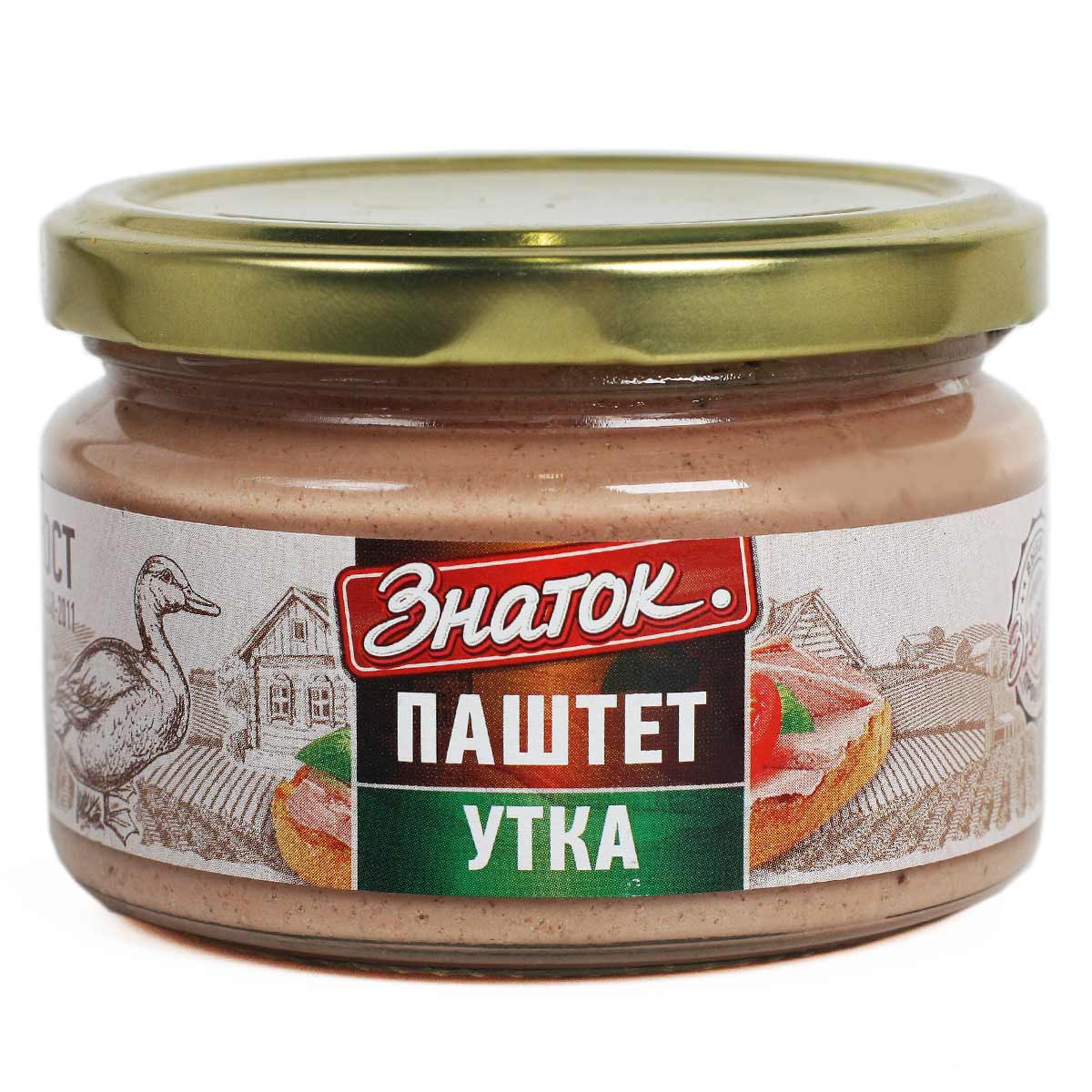 Паштет Утка ЗНАТОК стекло 200г 