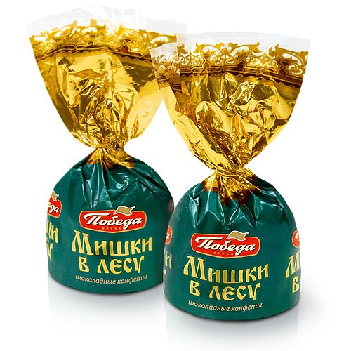 Мишки в лесу  конфеты шоколадные КФ Победа