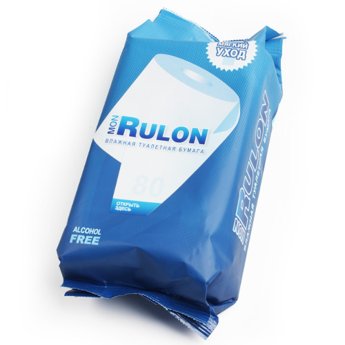 Влажная туалетная бумага MON RULON Мягкий уход 50шт