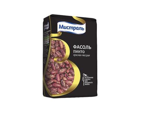 Мистраль фасоль Пинто красная пестрая 450г