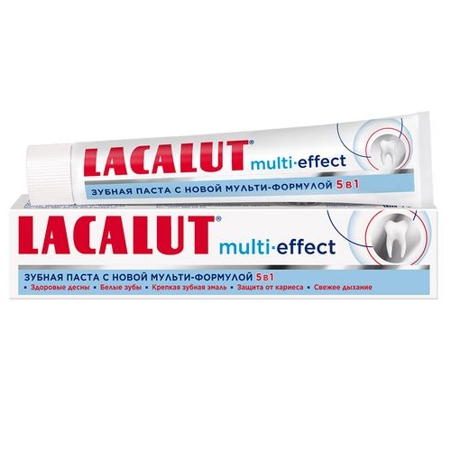 LACALUT зубная паста Лакалют Multi Effect 75мл