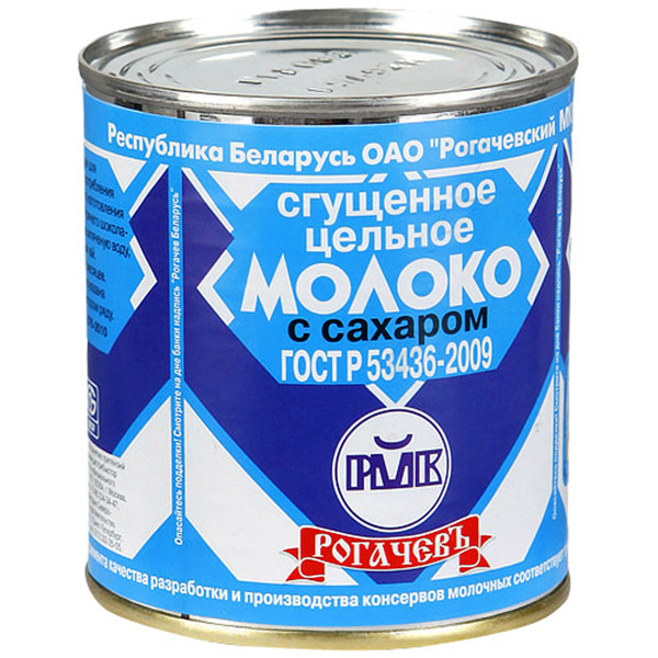 Молоко сгущенное Рогачевъ 380г Молоко сгущенное Рогачевъ 380г