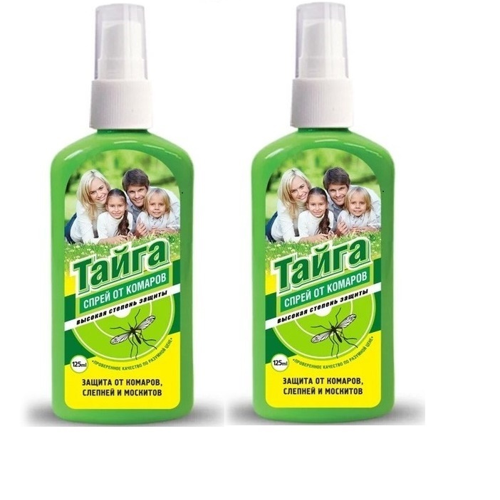 Спрей от комаров Тайга 125мл
