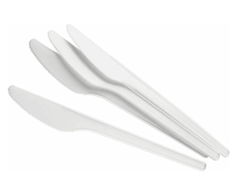 HS Нож одноразовый белый, 100шт 