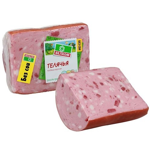ВЕЛКОМ колбаса Телячья 400г ВЕЛКОМ колбаса Телячья 400г