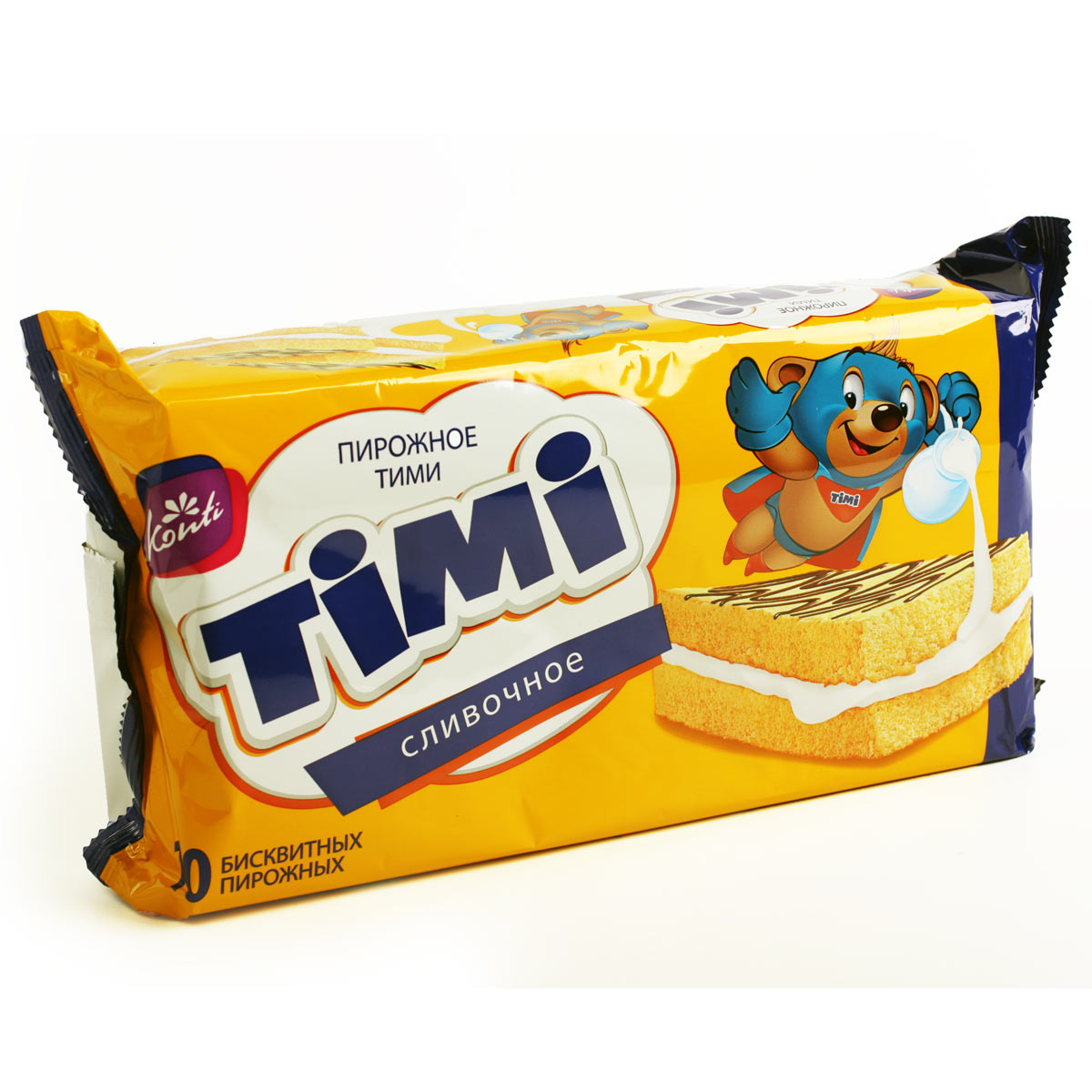 Пирожное ТИМИ сливочное 300г