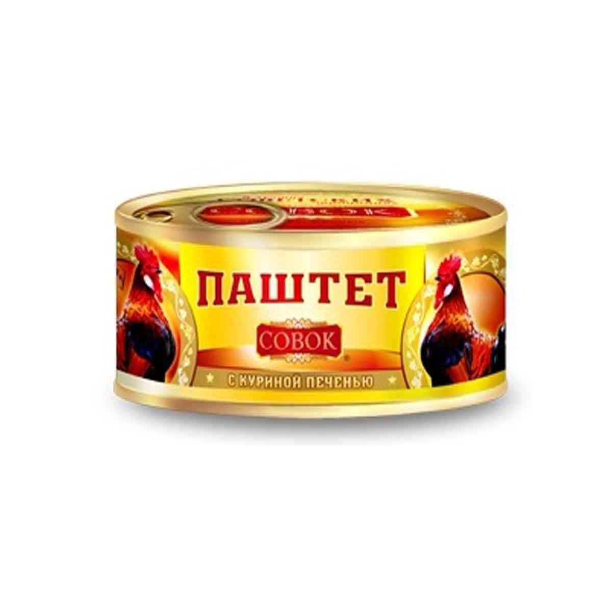 СОВОК Паштет с куриной печенью 100г 