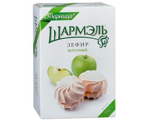 Шармэль Зефир яблочный Ударница 250г