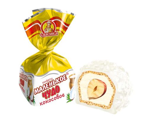 Славянка конфеты Маленькое Чудо кокос